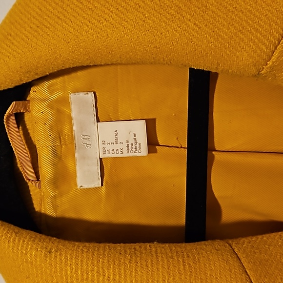 Yellow H&M long jacket - Picture 2 of 3